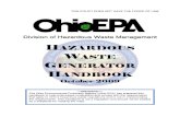 OHIO 2009 Haz Waste Gen Handbook