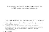 Energy Band Structures in Materials
