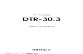 Integra DTR-30.3 Manual