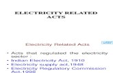 Electricity ACT & Role of ER Authorities