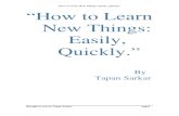 eBook Self Help How to Learn New Things Easily Quickly