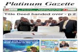 Platinum Gazette 18 May 2012