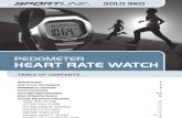Sports Line HRM Watch Manual