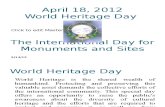 World Heritage Sites Day