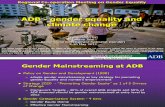 ADB Gender Equality and Climate Change