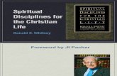 Donald Whitney, Spiritual Disciplines: Intro & chapter 1