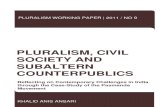 PWP No 9 Pluralism, Civil Society and Subaltern Counterpublics Online