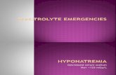 Electrolyte Emergencies 1