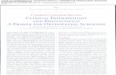 Clinical Epidemiology and Bio Statistics a Primer for Orthopaedic Surgeons - Kocher, Zurakowski - 2004