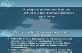 Micro Electro Mechanical Systems Paper 1