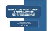 2012PRF S4G4 Relocation, Resettlement and Rehabilitation by Mayor Benjamin Abalos Jr