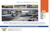 Water Management in Hydro Metallurgical Plants