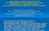 Islamic Teachings on Reproductive Health and Fertility Transition