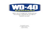 WD-40 Company Valuation- Final3