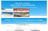 Lecture 12 Communications, Pricing, Service Promises