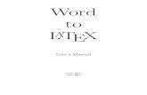 Word Para Latex