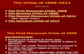 Causes WWI Crises 1905-14