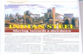 Indian Steel Moving Owards a Slowdown