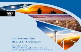 21 Issues for the 21st Century: Results of the UNEP Foresight Process on Emerging Environmental Issues