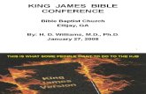 KJV Bible Conference