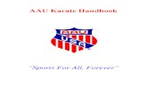 (2001) AAU Karate Handbook