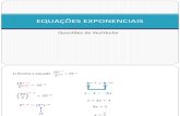 Equacoes Exponenciais - 2012