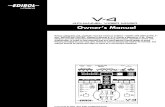 Edirol V-4 video mixer Owner's Manual