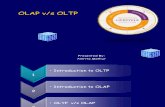 OLTP V/s OLAP by Amrita Mathur