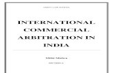 International Commercial Arbitration in India