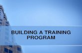 Building a Training Program