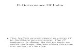 E-Governance of India