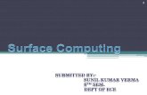 Sunil Verma- Surface Computing