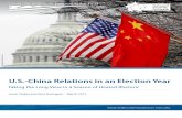 U.S.-China Relations in an Election Year