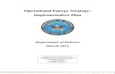Operational Energy Strategy Implementation Plan
