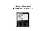 Lemon Duo 402 User Manual
