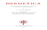 Mead, GRS - Hermetica