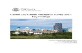 Calgary Centre City Citizen Perception Survey Key Findings 2011