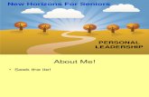 New Horizons - Personal Leadership