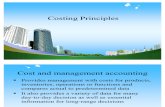 Costing Principles @ MBA FINANCE
