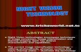 Night Vision Technology Seminar Presentation
