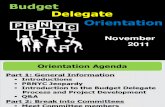 Orientation for citizen budget delegates: District 8