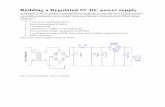 Building a Regulated 5V DC Power Supply