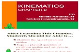 Kinematics Chapter 2
