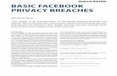 Basic Facebook Privacy Breaches 2011