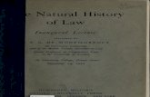 Natural History of Law