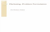 Marketing -Problem Formulation