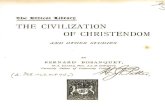 Bernard Bosanquet THE CIVILIZATION OF CHRISTENDOM London 1893