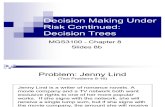 Business Analysis- Decision Making Under Risk