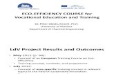 ECO-EFFICIENCY COURSE for VET