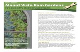 Rain Gardens Frequently Asked Questions, Mount Vista, CLARK COUNTY